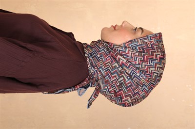 Locella Soft Pamuk Eşarp Lacivert