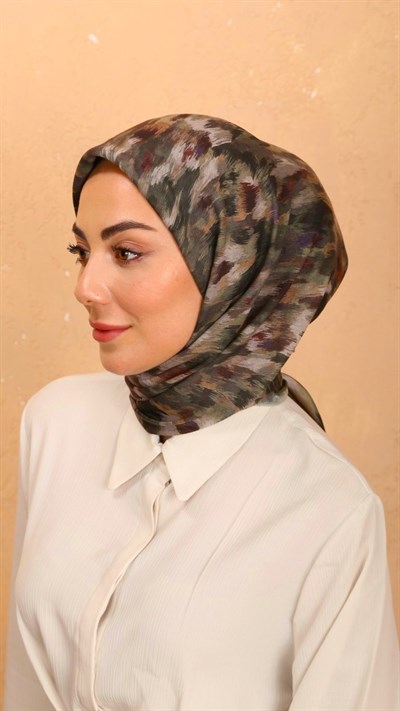 Locella Soft Pamuk Eşarp Yeşil