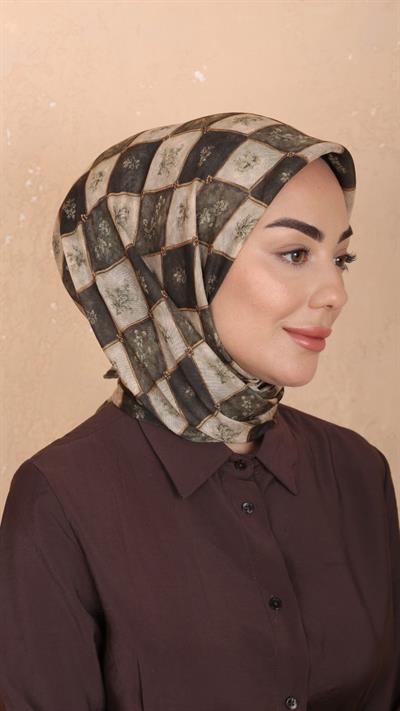 Locella Soft Pamuk Eşarp Yeşil