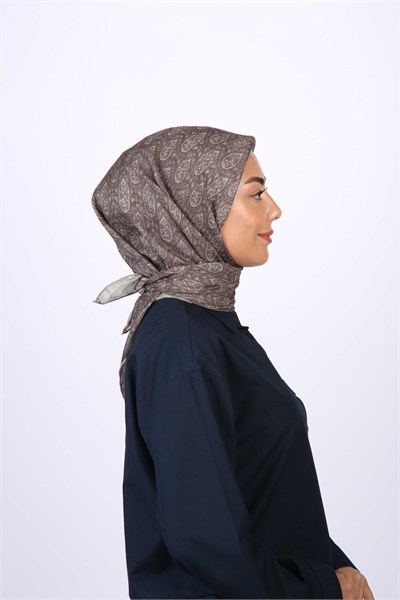 Locella Soft Pamuk Eşarp Çikolata Kahve