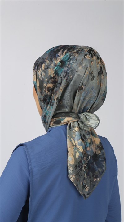 Locella Soft Pamuk Eşarp Gri