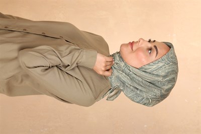 Locella Soft Pamuk Eşarp Yeşil