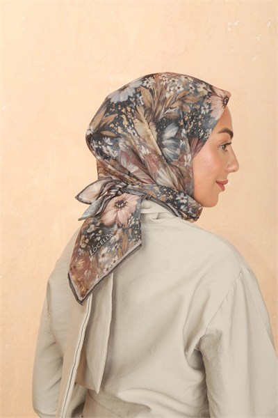 Locella Soft Pamuk Eşarp Siyah