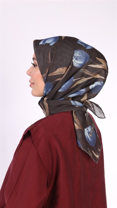 Locella Soft Pamuk Eşarp Acı Kahve