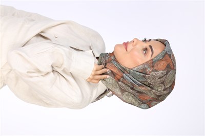 Locella Soft Pamuk Eşarp-Kahve