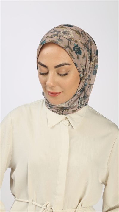 Locella Soft Pamuk Eşarp Gül Kurusu