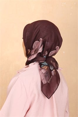 Locella Soft Pamuk Eşarp-Mürdüm