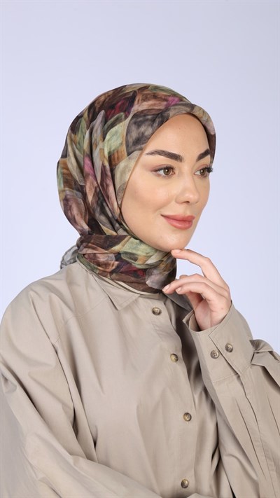 Locella Soft Pamuk Eşarp Vizon