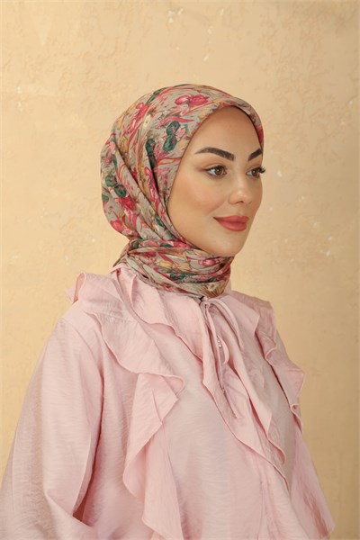 Locella Soft Pamuk Eşarp Pembe