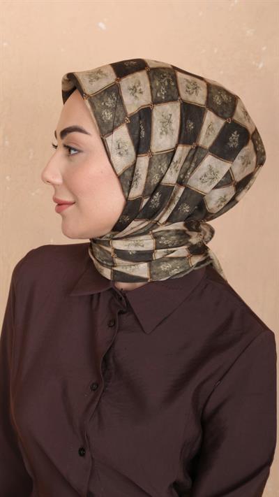 Locella Soft Pamuk Eşarp Yeşil