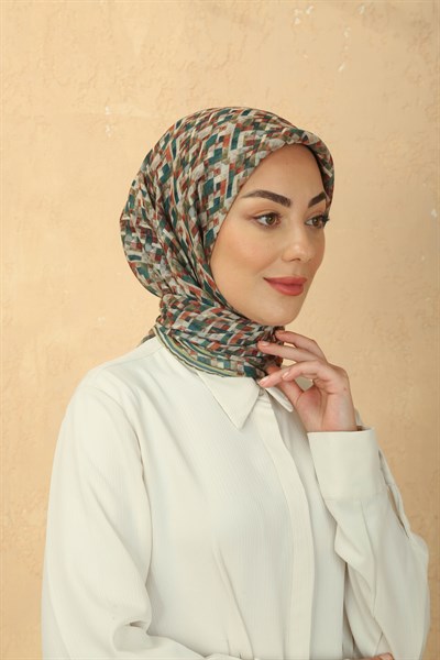 Locella Soft Pamuk Eşarp Açık Yeşil