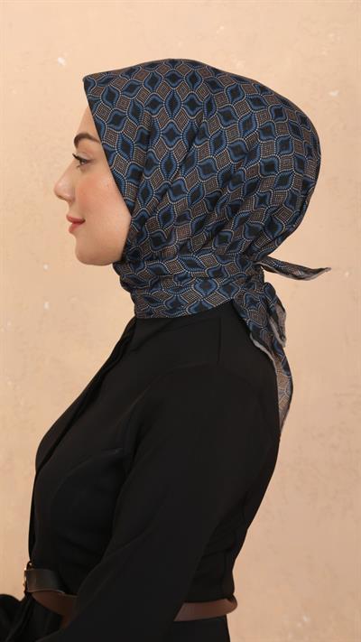 Locella Soft Pamuk Eşarp Siyah Saks