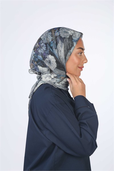 Locella Soft Pamuk Eşarp Gri