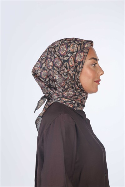 Locella Soft Pamuk Eşarp Siyah