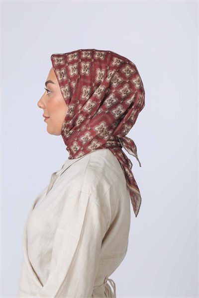 Locella Soft Pamuk Eşarp Kırmızı
