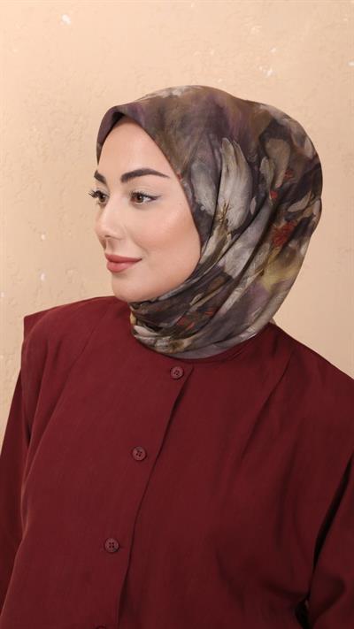 Locella Soft Pamuk Eşarp Kakao