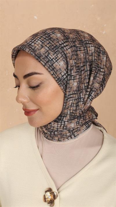 Locella Soft Pamuk Eşarp Vizon