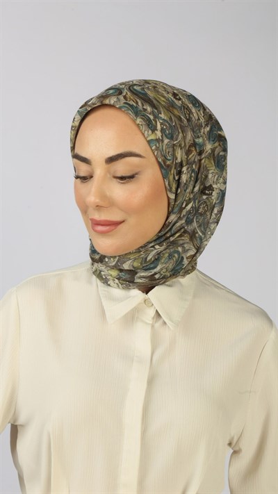 Locella Soft Pamuk Eşarp Neon Bej