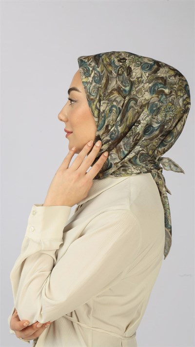Locella Soft Pamuk Eşarp Neon Bej