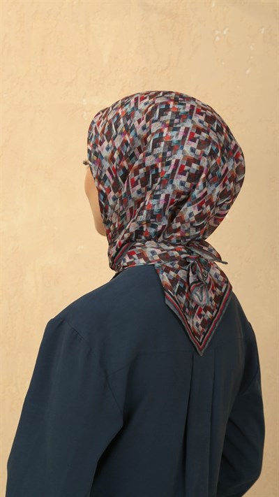Locella Soft Pamuk Eşarp Kahve
