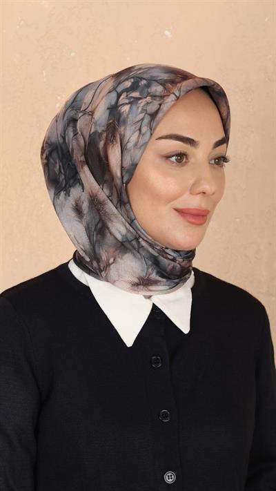 Locella Soft Pamuk Eşarp Gri