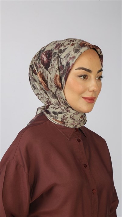 Locella Soft Pamuk Eşarp Krem