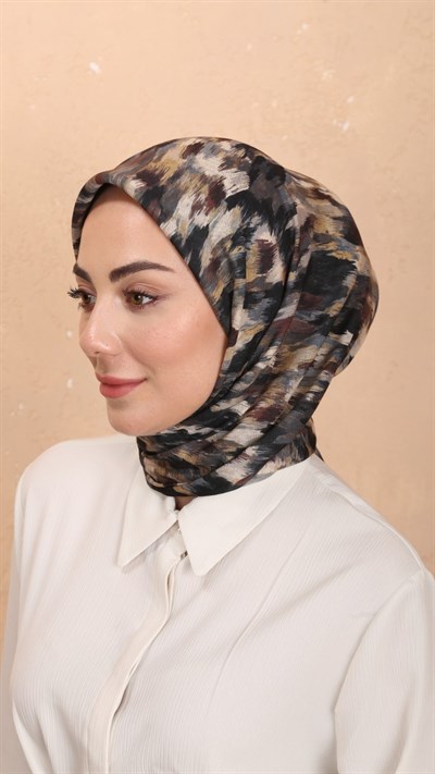 Locella Soft Pamuk Eşarp Siyah