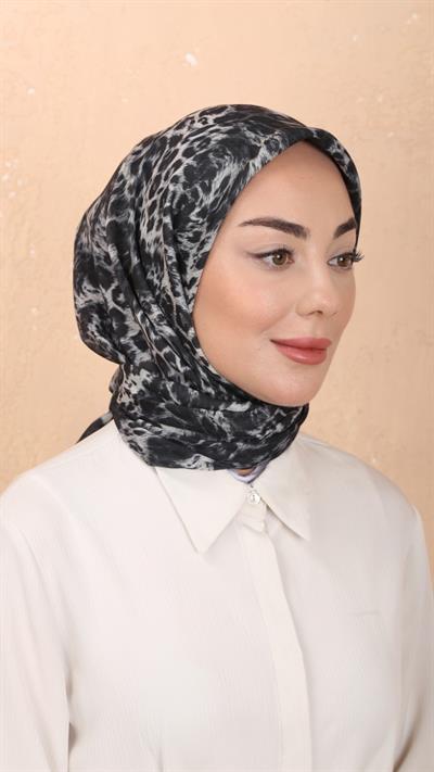 Locella Soft Pamuk Eşarp Gri