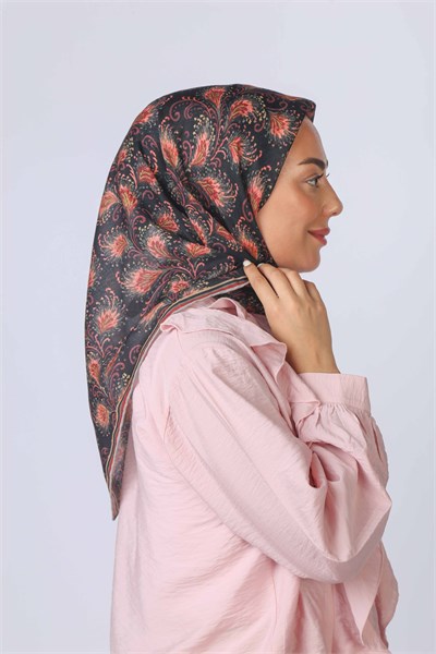 Locella Soft Pamuk Eşarp Siyah