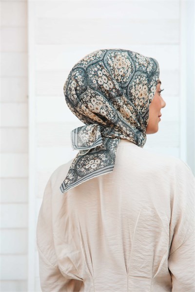 Locella Soft Pamuk Eşarp Gri