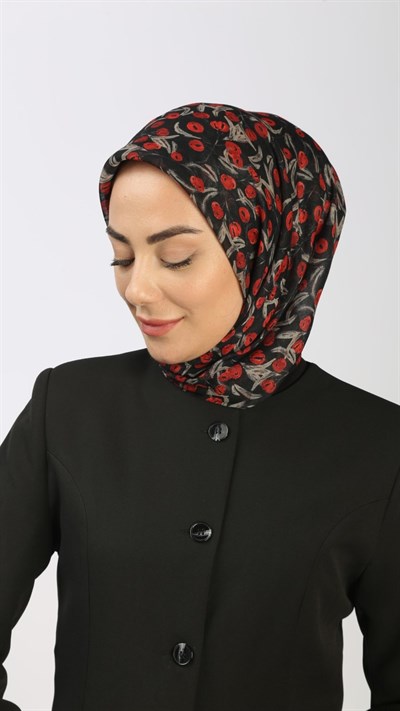 Locella Soft Pamuk Eşarp Kırmızı