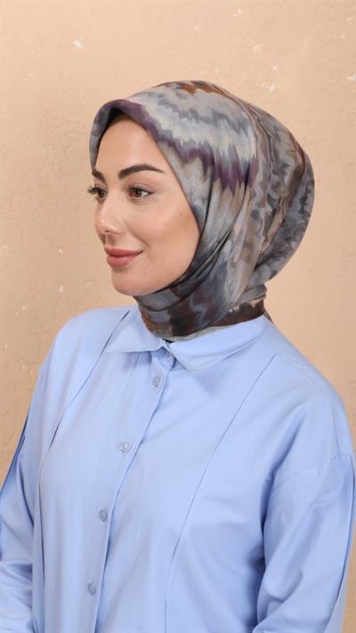 Locella Soft Pamuk Eşarp Gri