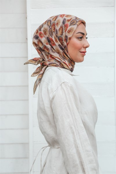 Locella Soft Pamuk Eşarp Hardal
