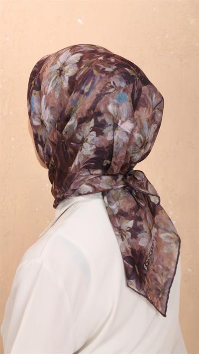 Locella Soft Pamuk Eşarp Gül Kurusu