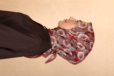 Locella Soft Pamuk Eşarp Bordo