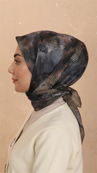 Locella Soft Pamuk Eşarp Haki-5