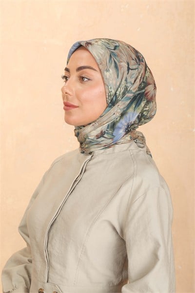 Locella Soft Pamuk Eşarp Yeşil