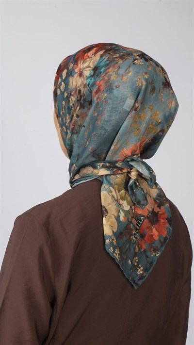 Locella Soft Pamuk Eşarp Açık Mavi