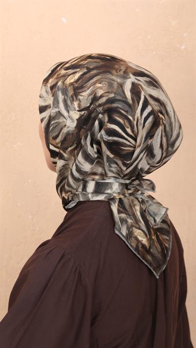 Locella Soft Pamuk Eşarp Haki