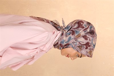 Locella Soft Pamuk Eşarp Gül Kurusu