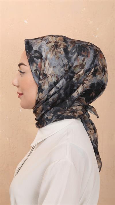 Locella Soft Pamuk Eşarp Siyah