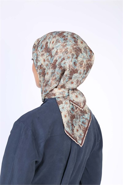 Locella Soft Pamuk Eşarp Kahve