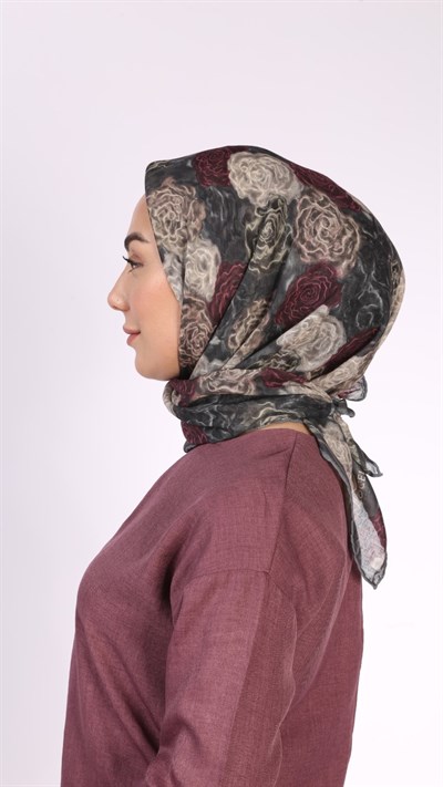 Locella Soft Pamuk Eşarp Koyu Yeşil