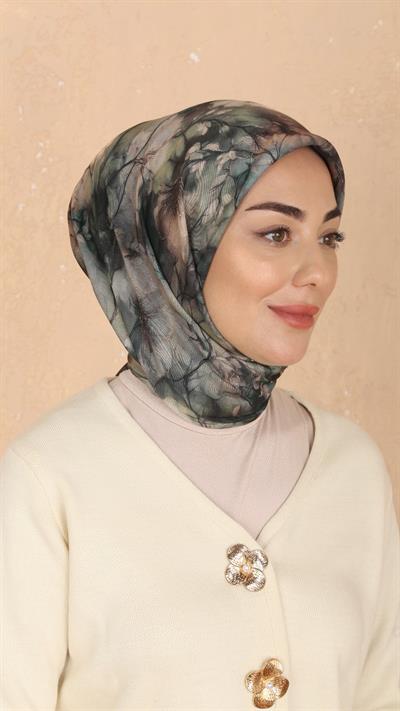 Locella Soft Pamuk Eşarp Yeşil