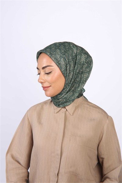 Locella Soft Pamuk Eşarp Orman Yeşili