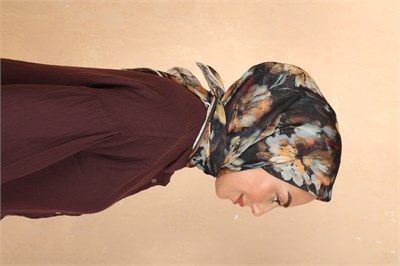 Locella Soft Pamuk Eşarp-Siyah