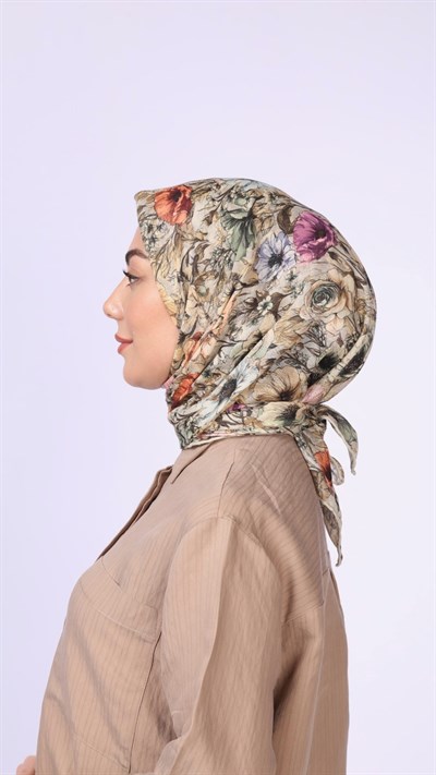 Locella Soft Pamuk Eşarp Kum Beji