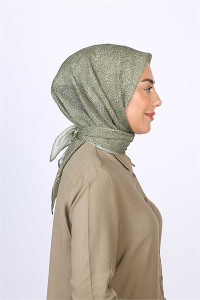 Locella Soft Pamuk Eşarp Yeşil