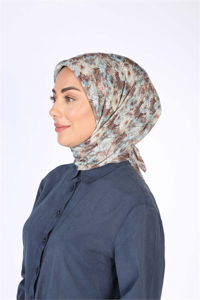 Locella Soft Pamuk Eşarp Kahve