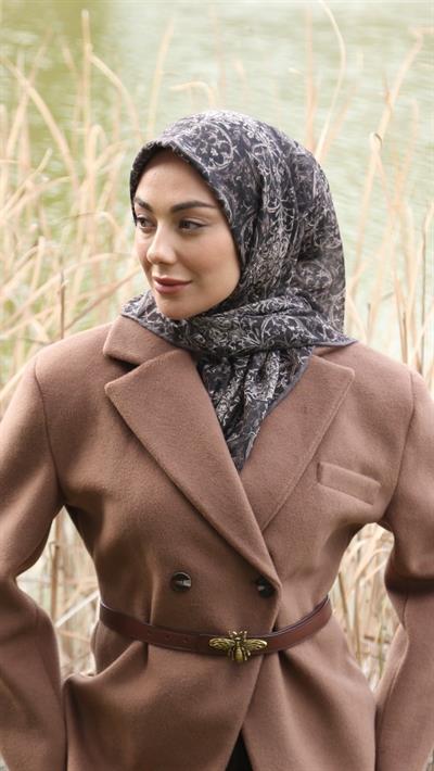 Locella Soft Pamuk Eşarp Acı Kahve